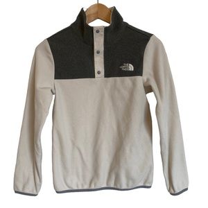 The North Face TKA Glacier Snap Neck Pullover Girls M